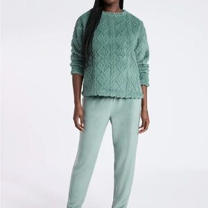 Cozy Green Pajama Set